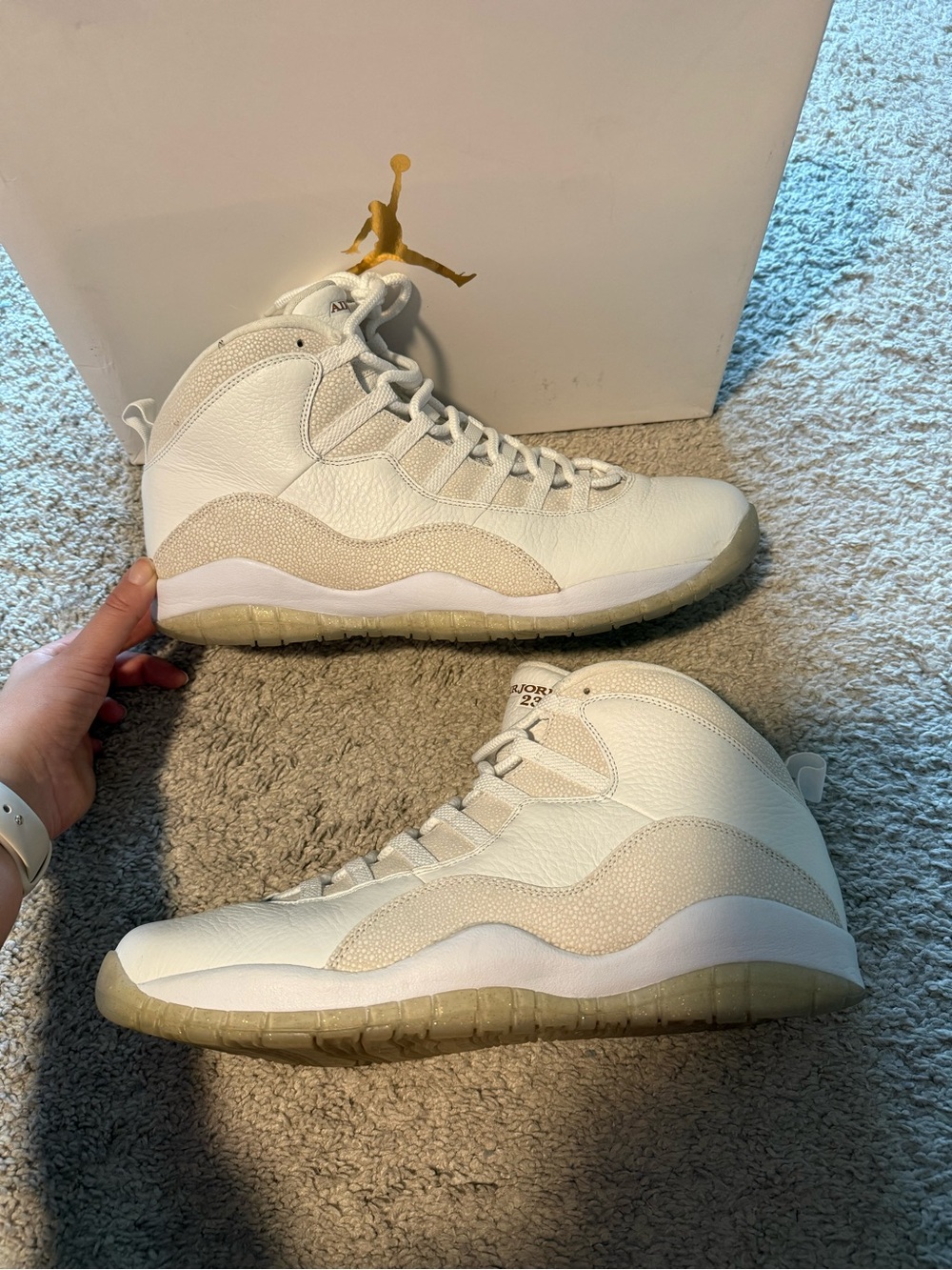 Air Jordan 10 Retro OVO 'White' sneakers